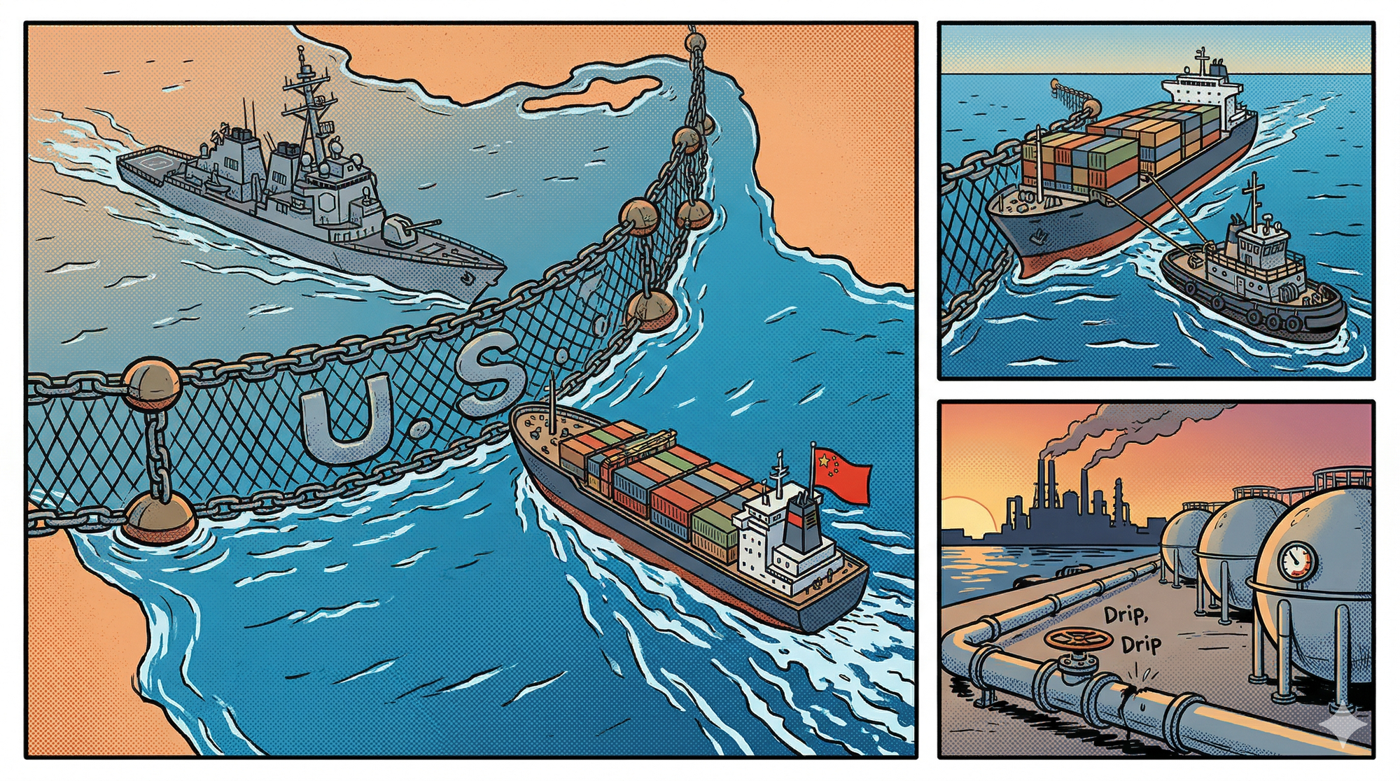 Olie en Hormuz: VS dreigt nog steeds met blokkade - Om 4 uur weten we meer