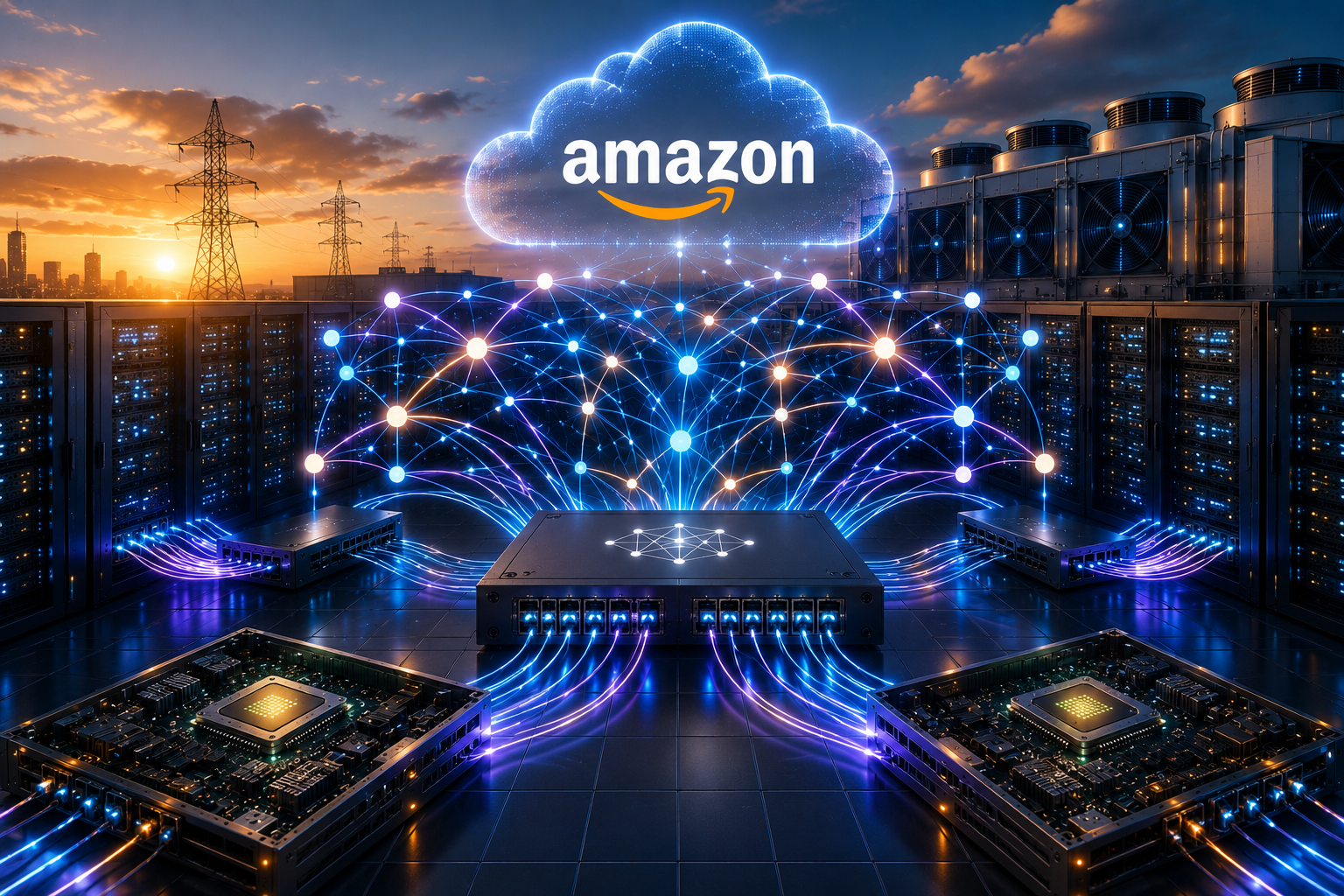 Amazon laat zien dat AI-race niet alleen om chips draait met resilient network graph