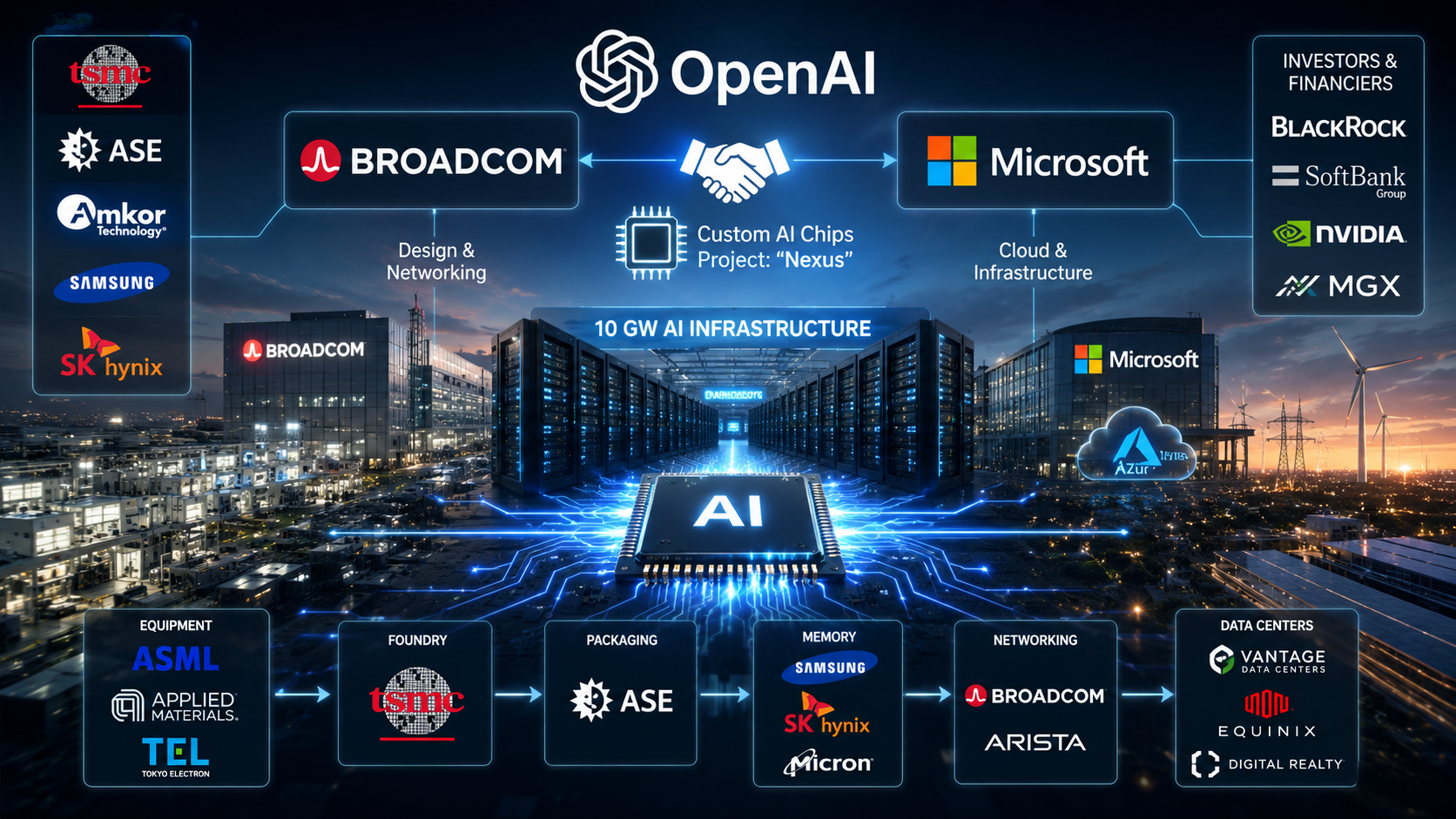 🧠 Broadcom en OpenAi: AI loopt tegen financieringsmuur: NVDA - MSFT - GOOGL - ASML