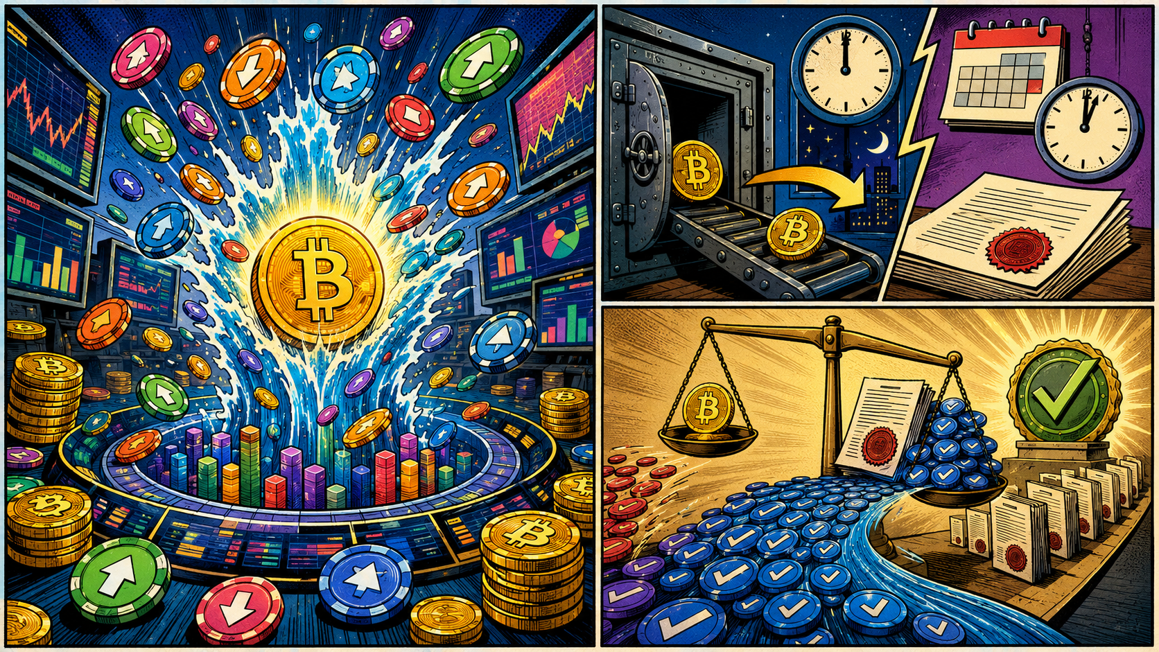 Polymarket-volume schiet naar record door discussie over Strategy en Bitcoin-verkoop