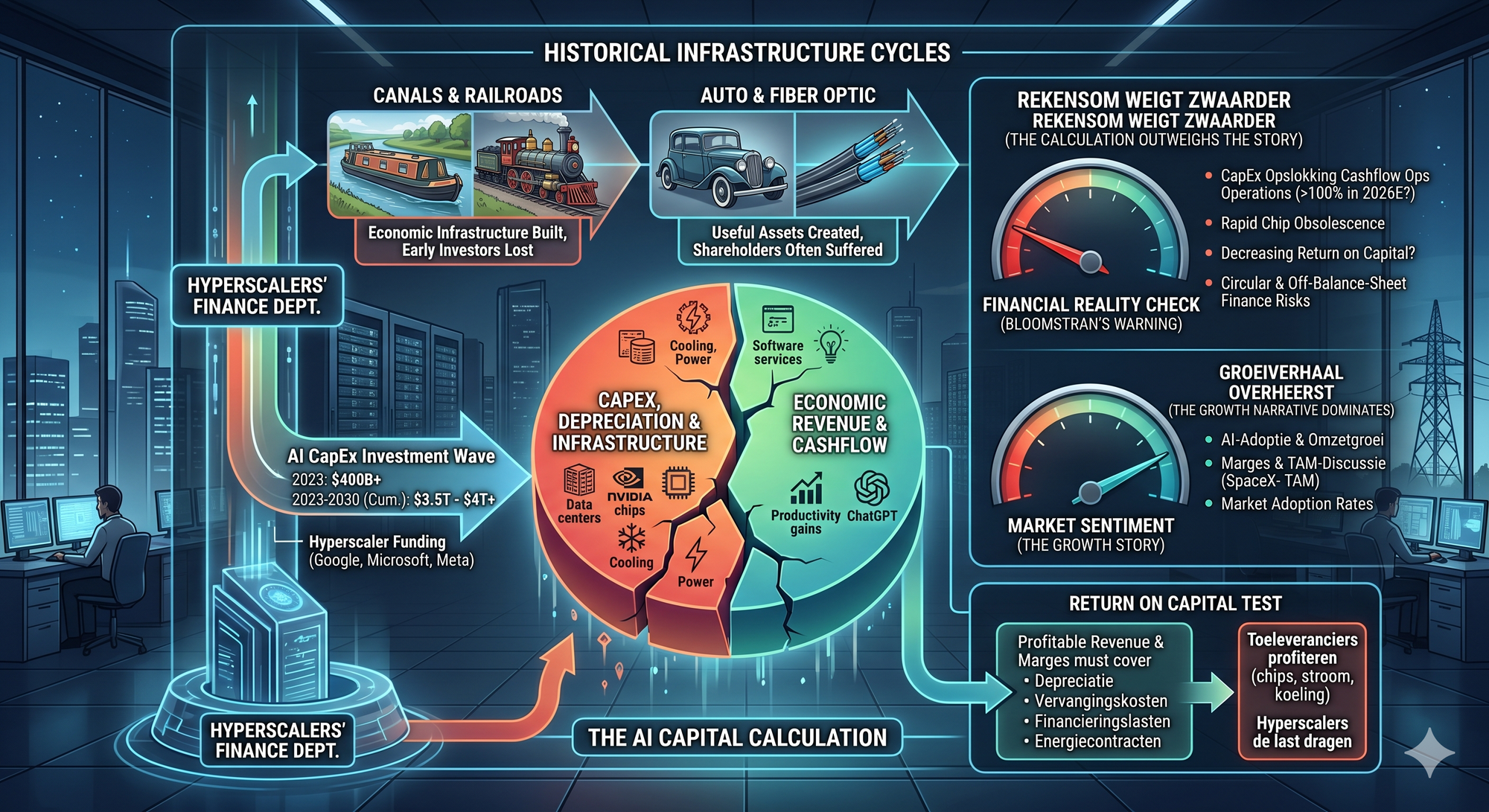 🧠 AI: Christopher Bloomstran ziet capex-cyclus als grote rekensom achter megacap tech