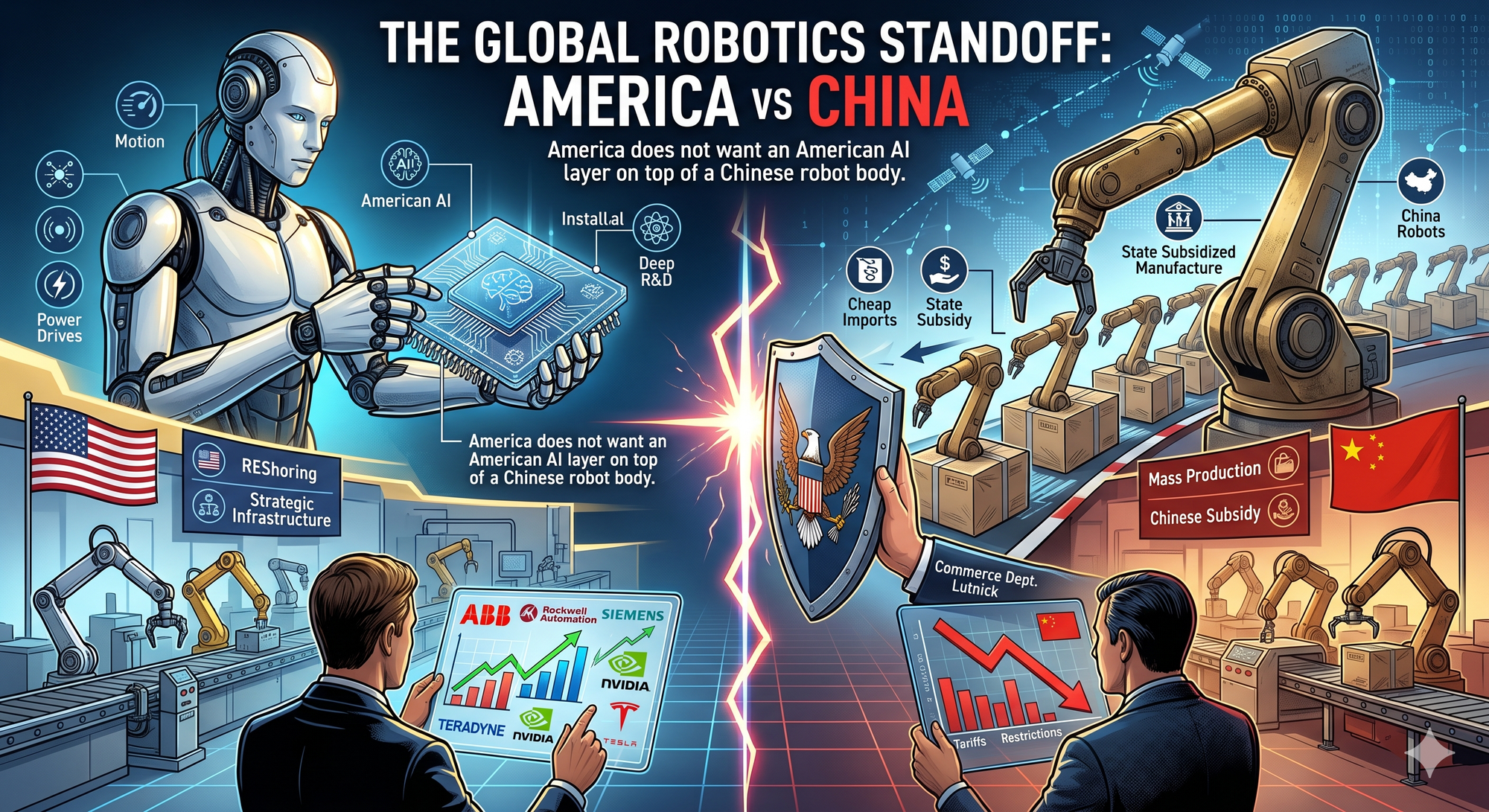 🤖 Robotics wordt het nieuwe machtsdossier tussen Amerika en China