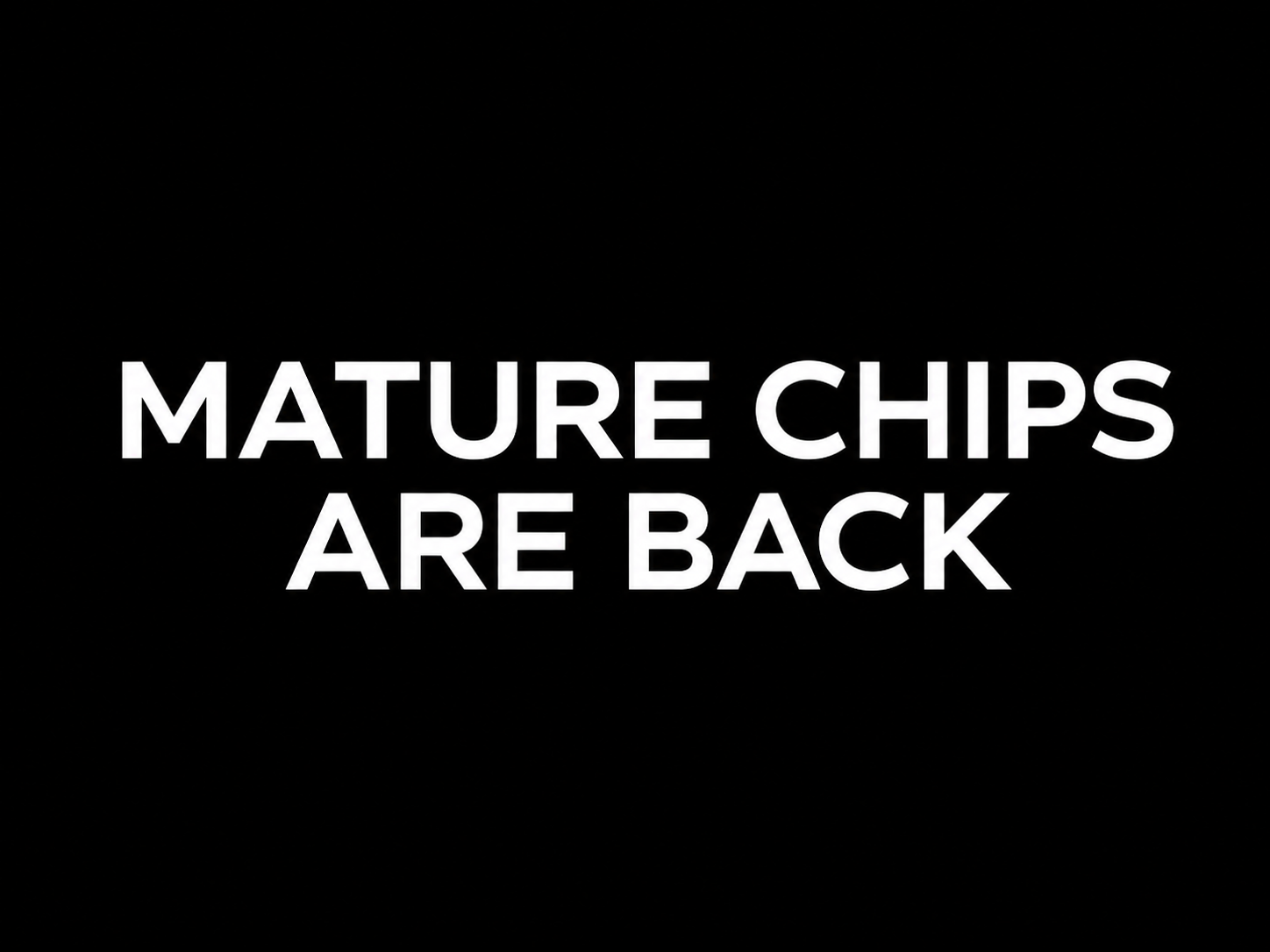 🏭 Mature chips: Needham ziet nu wat wij eerder signaleerden - Een nieuwe AI-trade