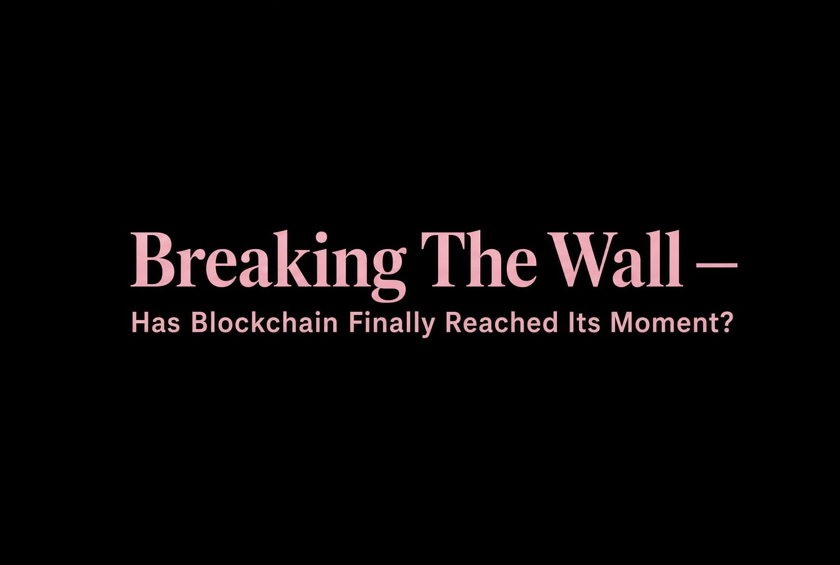 Blockchain krijgt geloofwaardige use case volgens Citrini: AI agents