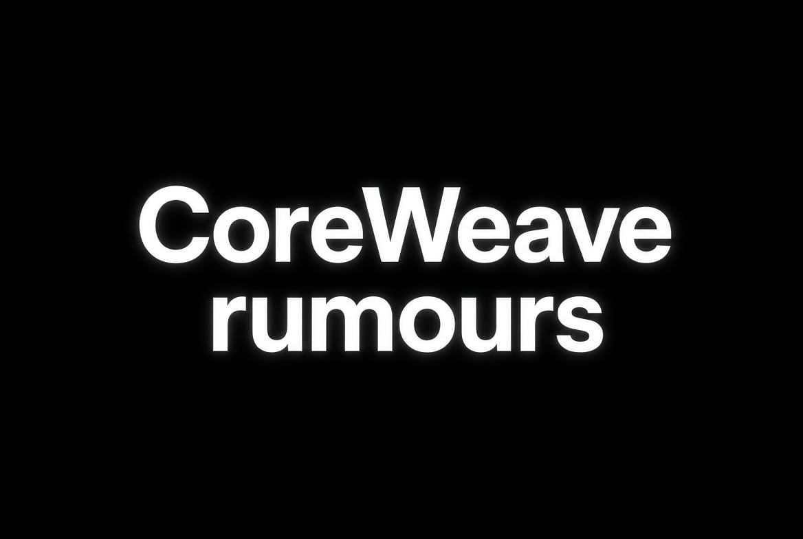 🍟 CoreWeave: Gerucht short strategie hedgefondsen om breed AI aandelen sterk te laten dalen