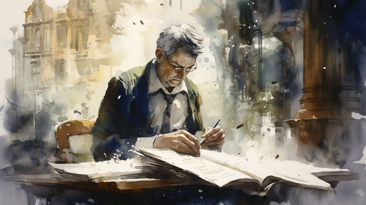 Whispering with my ink