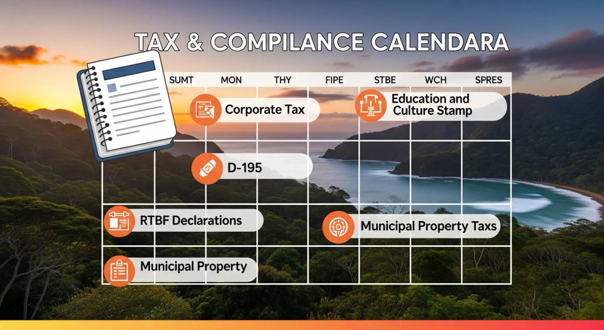 Your 2025 Costa Rica Expat Tax and Compliance Calendar: A Clear Guide to Deadlines