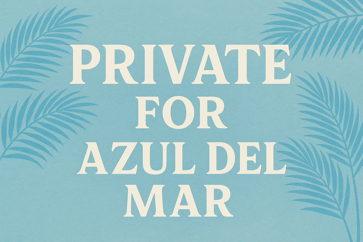 Azul Condo Rules (Private)