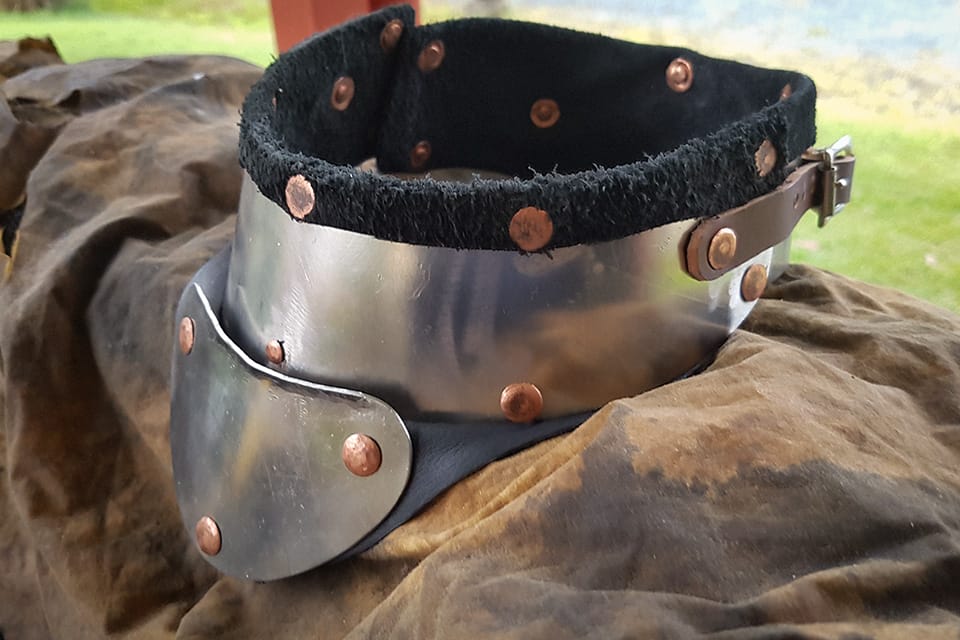 behold the finished gorget