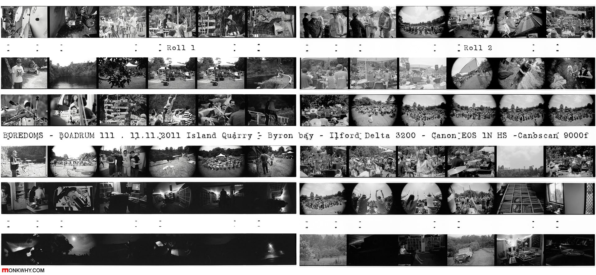 Boadrum111 - Ilford Delta - Contact Sheet