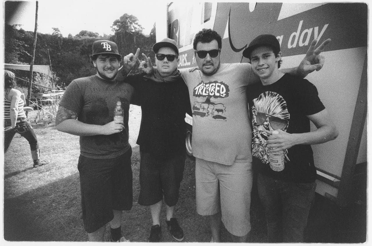 The boys at the Island Quarry - Boredoms - Boadrum111 - Byron Bay November 2011