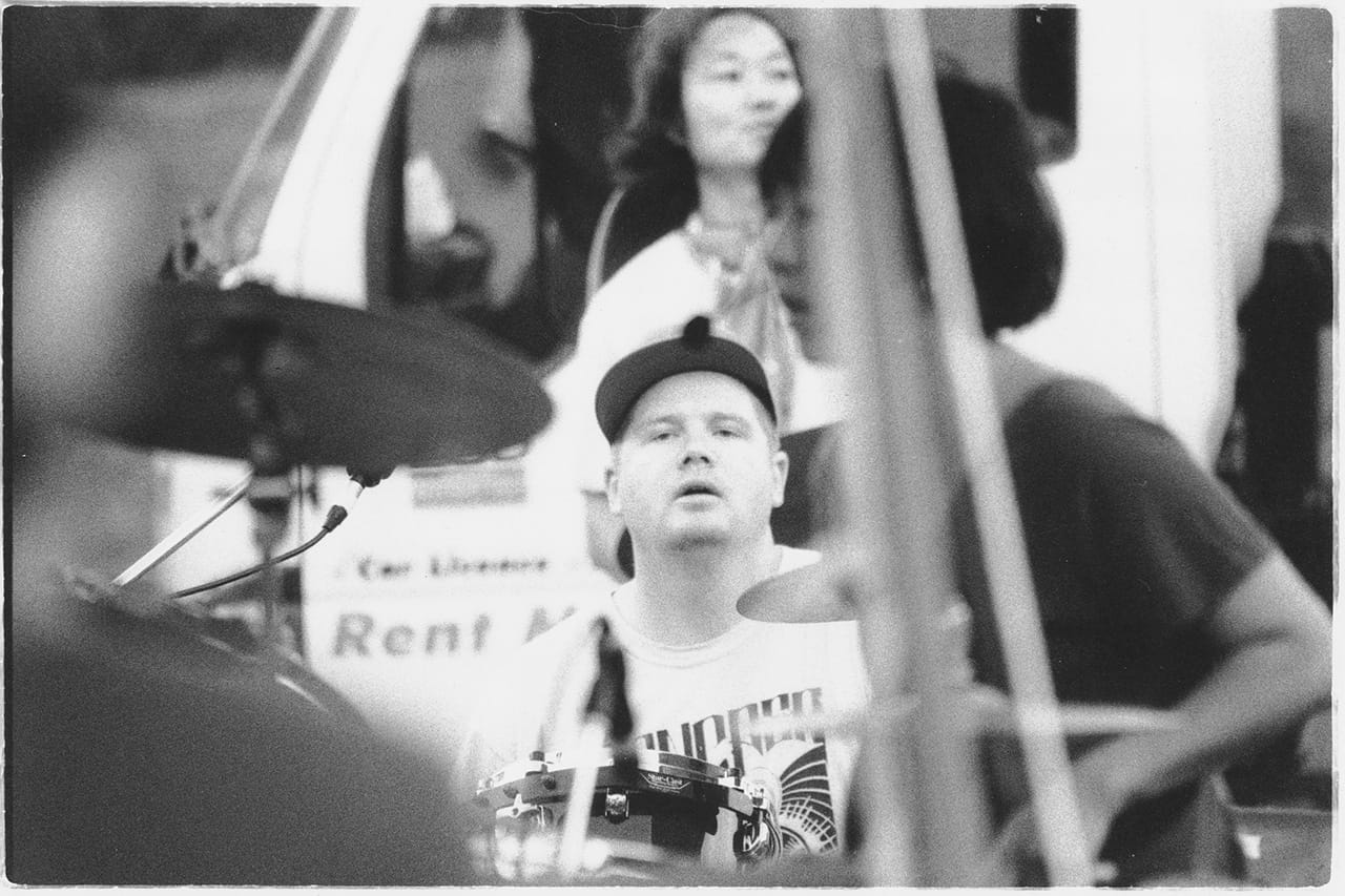 Tones McCall at the Island Quarry - Boredoms - Boadrum111 - Byron Bay November 2011