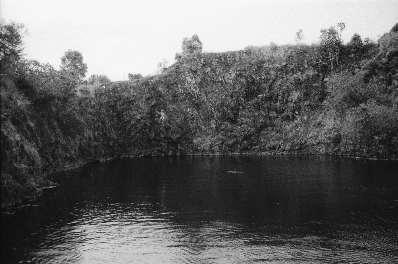 Cliff Divers at the Island Quarry - Boredoms - Boadrum111 - Byron Bay November 2011