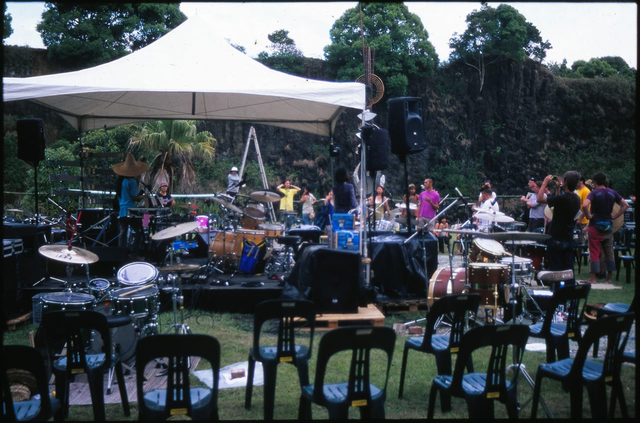 Rehearsals at Boredoms - Boadrum111 - Byron Bay November 2011