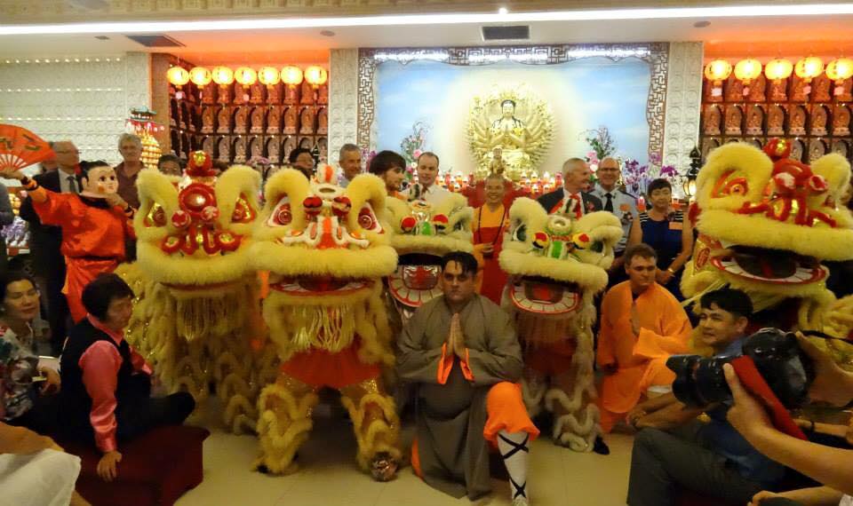 Hok San Lion Dance at Chung Tian Temple Brisbane
