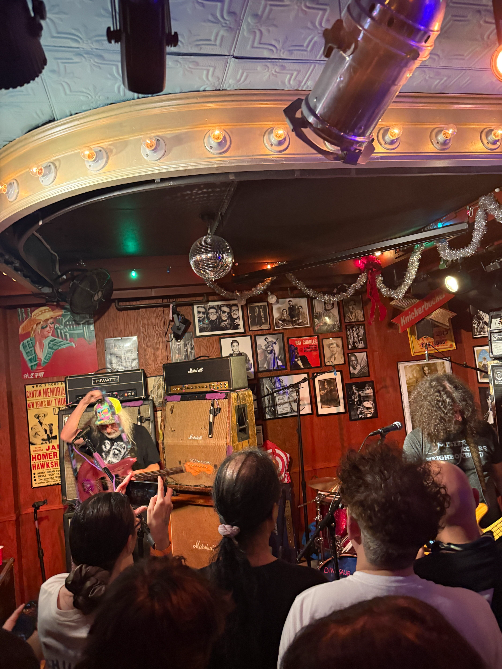 Dinosaur Jr. playing Lucinda's, NYC in 2026.