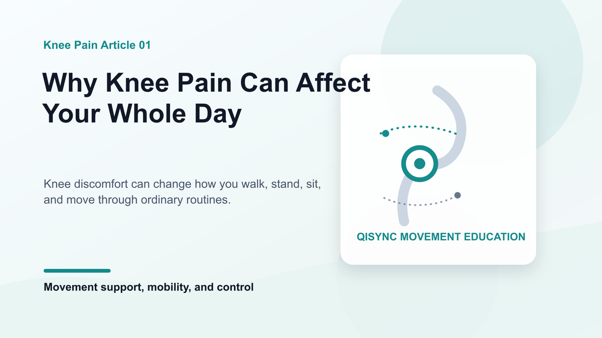 Why Knee Pain Can Affect Your Whole Day