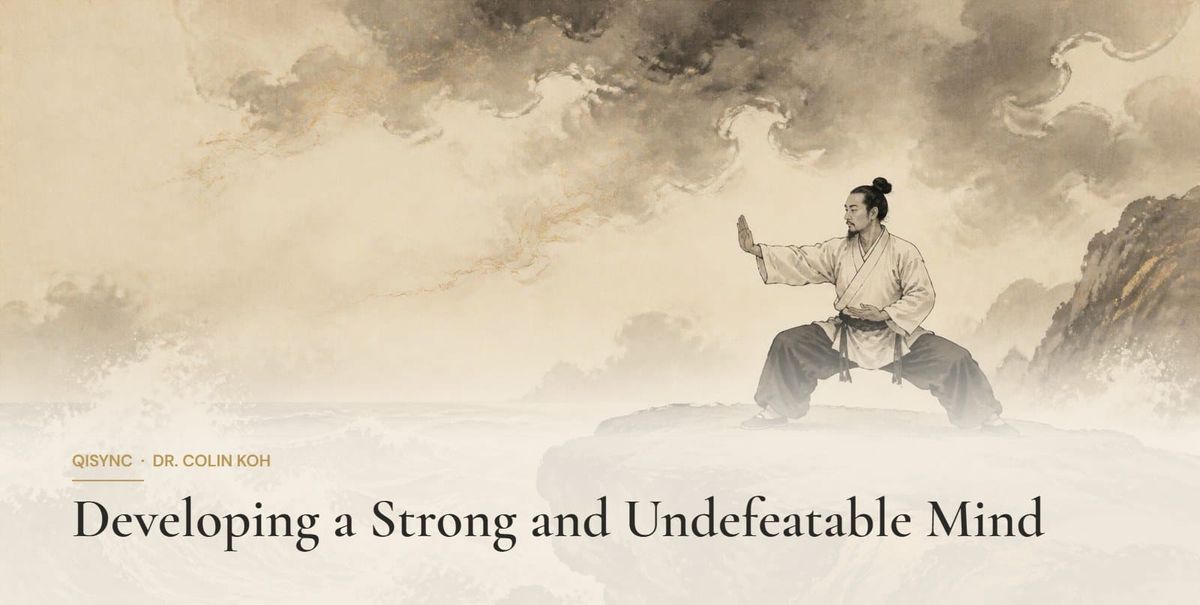 Ink-wash illustration: Developing a Strong and Undefeatable Mind