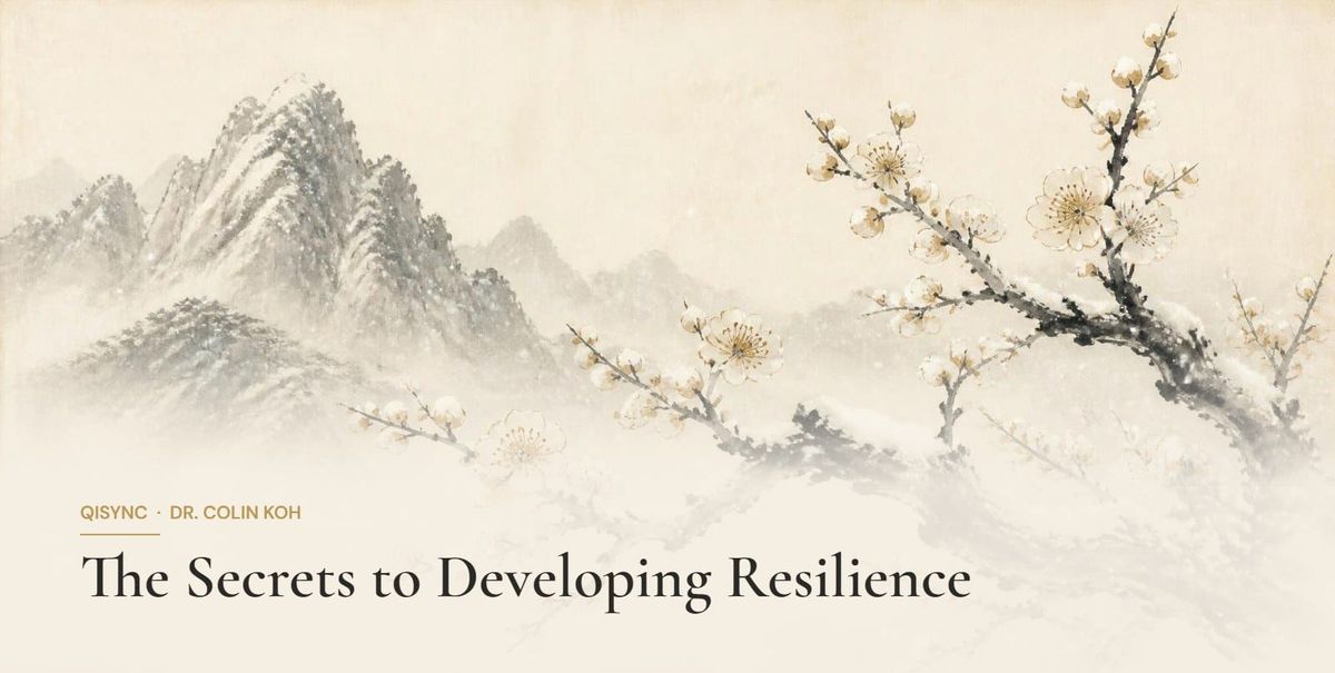 Ink-wash illustration: The Secrets to Developing Resilience