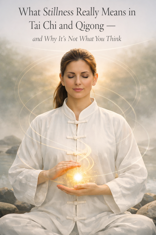 What Stillness Really Means in Tai Chi and Qigong — and Why It's Not What You Think