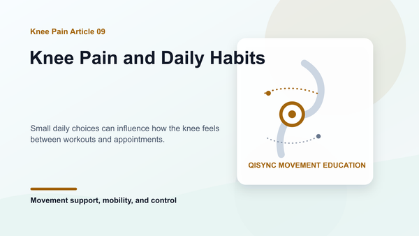 Knee Pain and Daily Habits