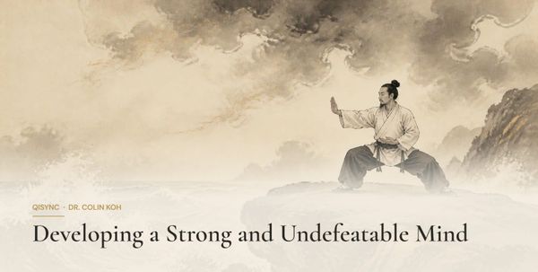 Ink-wash illustration: Developing a Strong and Undefeatable Mind