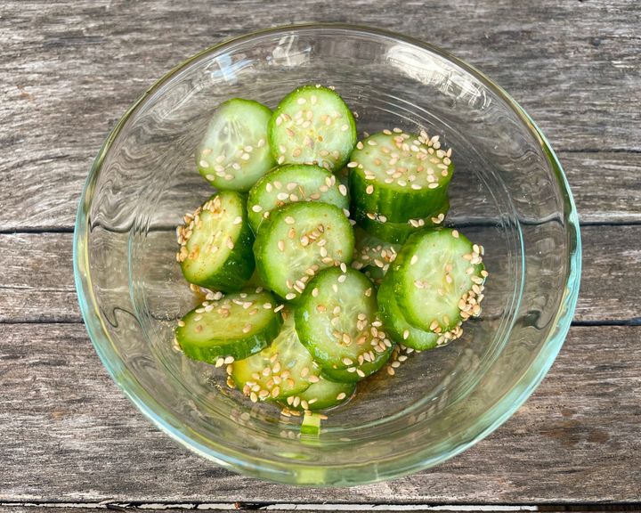Food Diary Recipe: Ginger-Sesame Mini Cucumbers