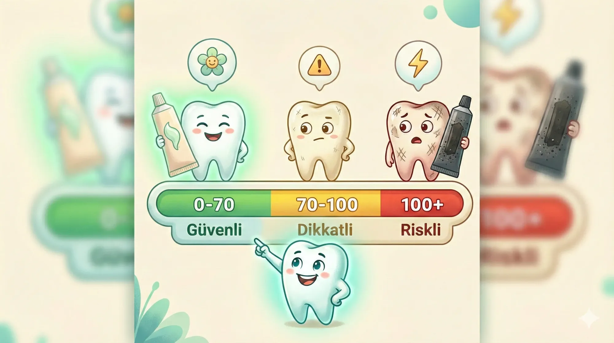 Diş macunu aşındırıcılık değeri (RDA) ölçeği karşılaştırması