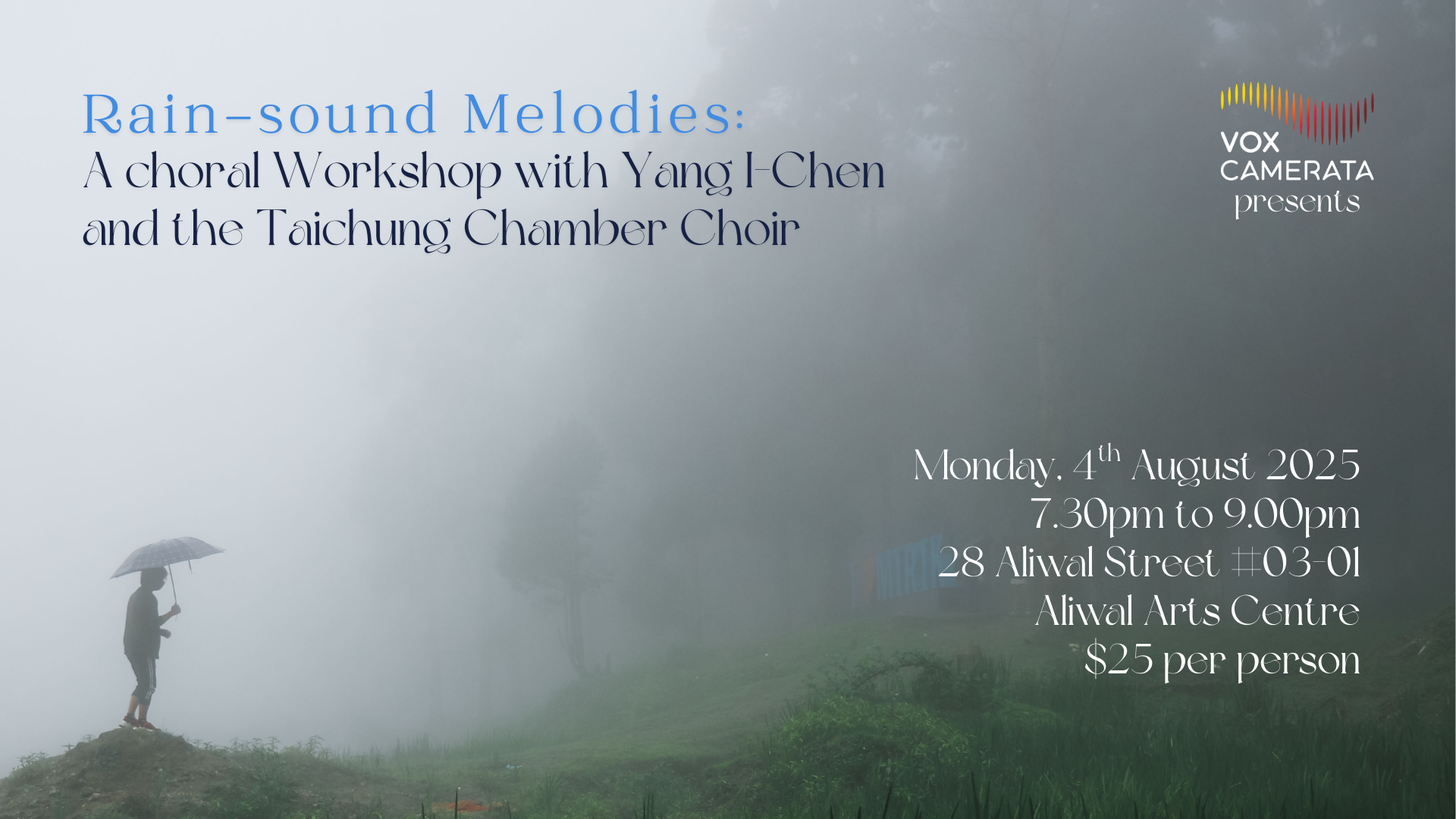 Rain-Sound Melodies: A Choral Workshop with Yang I-Chen and the Taichung Chamber Choir