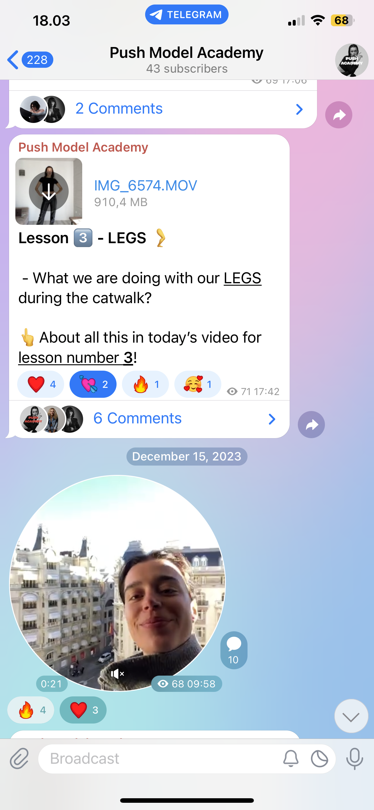 Push Academy Telegram Channel