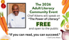 Food Network chef to share literacy journey at Redlands event
