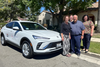 Hatfields donate new vehicle to Family Service Association of Redlands