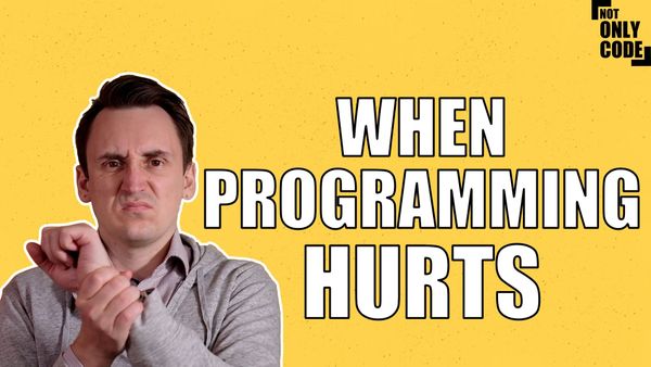 Programming injuries - fix your habits before it gets bad