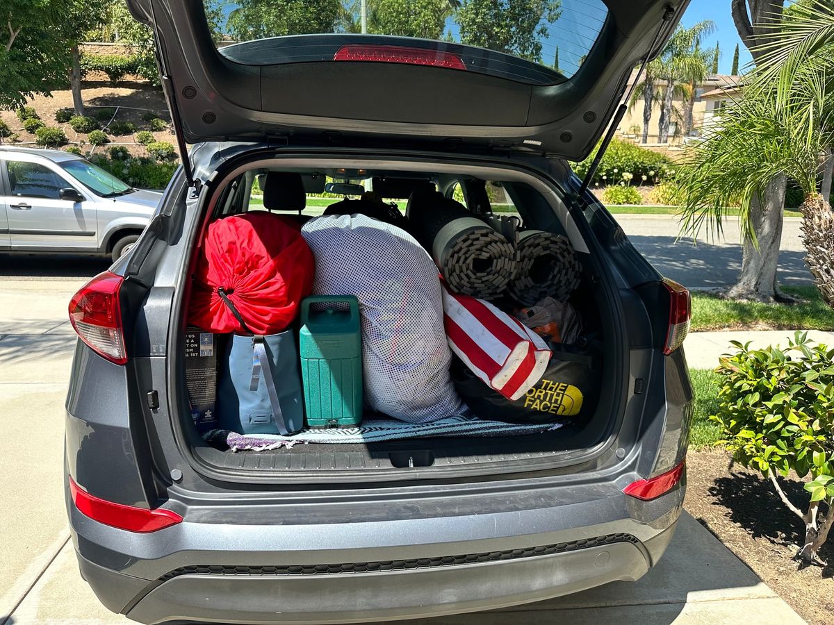 Aug 17, 2024- Day Zero: Arrive Lone Pine and Trailhead Camp