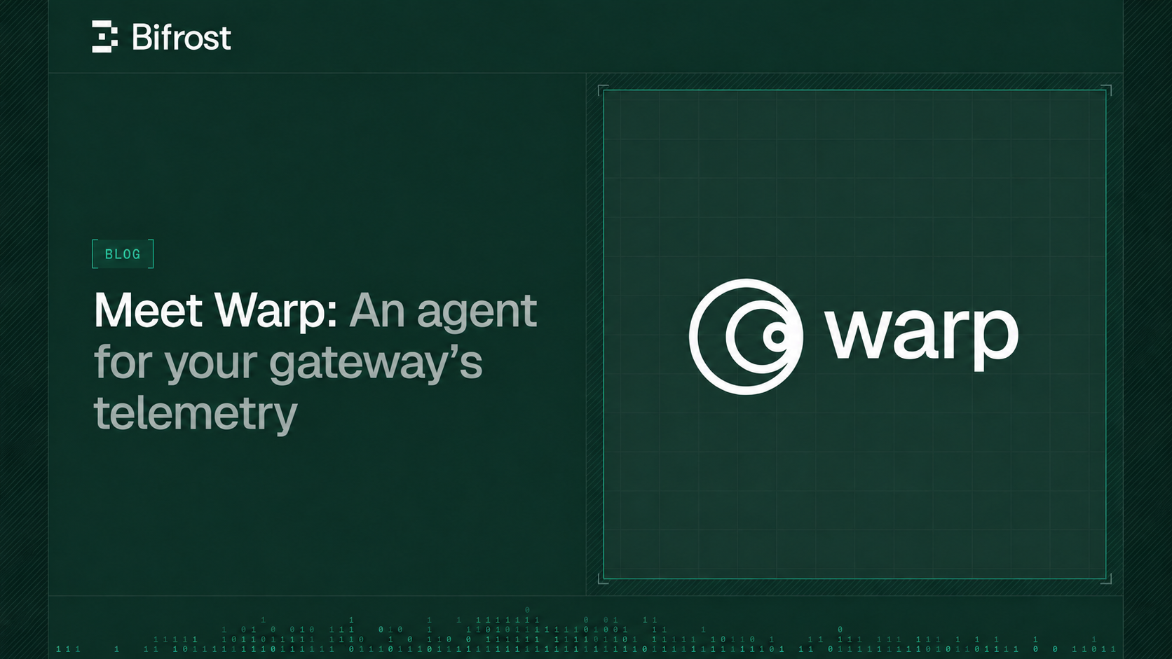 Meet Warp: An agent for your gateway's telemetry