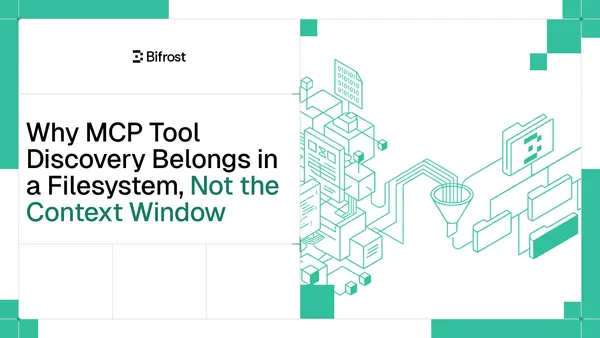 Why MCP Tool Discovery Belongs in a Filesystem, Not the Context Window