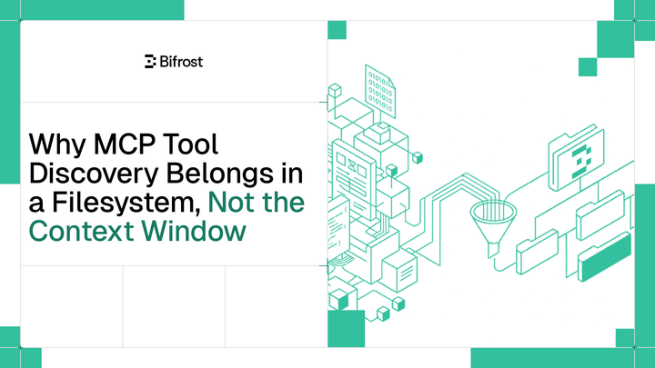 Why MCP Tool Discovery Belongs in a Filesystem, Not the Context Window