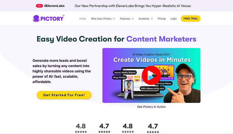 Pictory AI: One of the Best Tools to Create Videos from Text