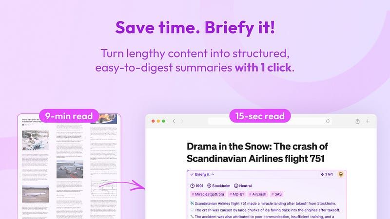 Hello!👋 This is Briefy✨