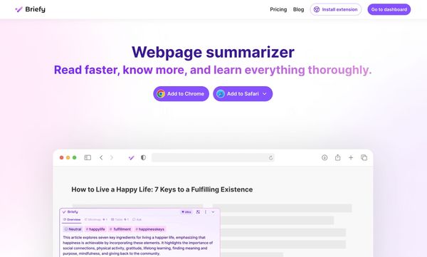Top 10 AI Web Page Summarizers to Simplify Your Reading in 2024