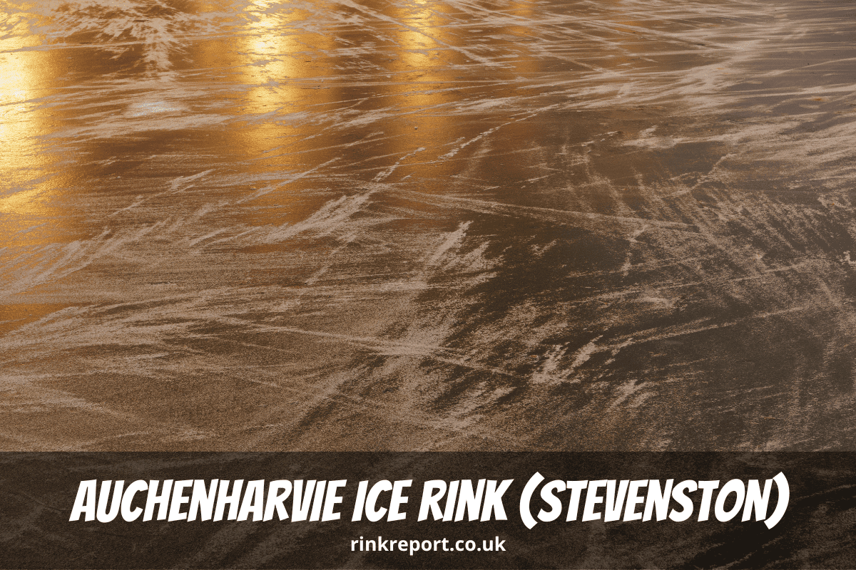 A Photo Of An Empty Ice Rink Scratched By Ice Skates As An Example For Auchenharvie Ice Rink At Stevenston In Scotland