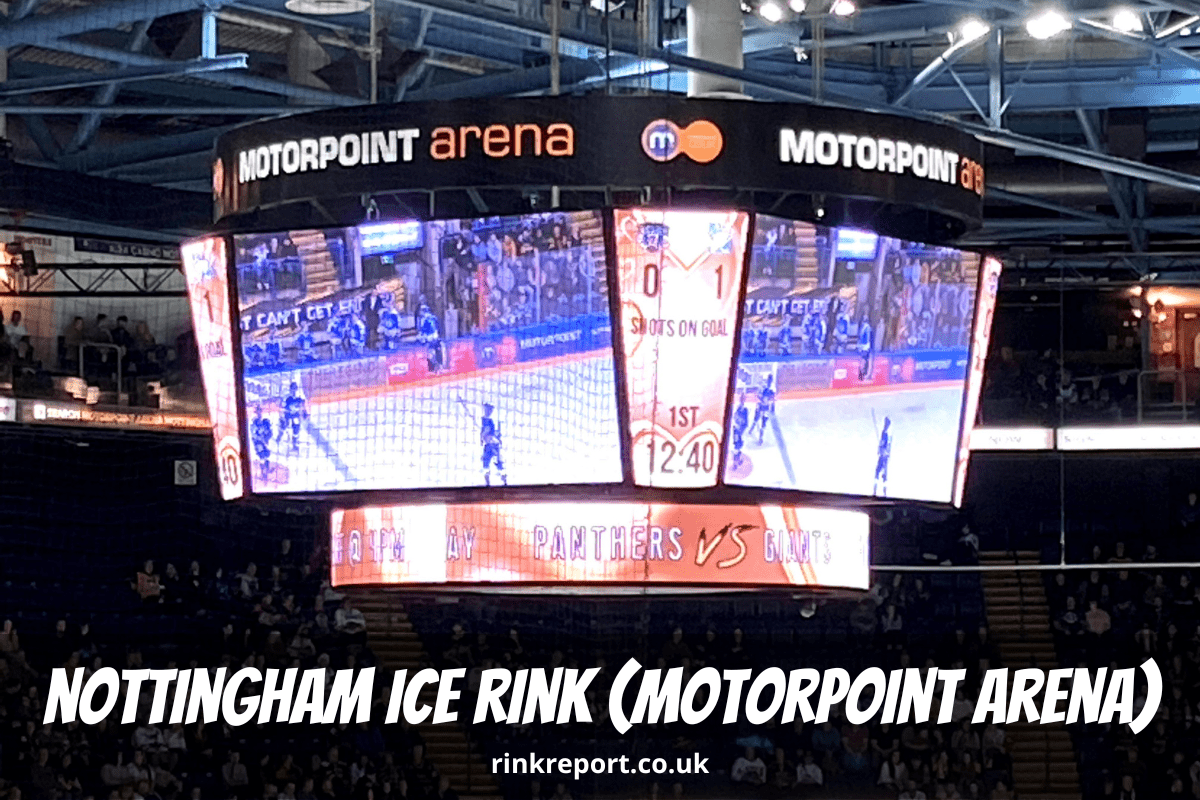 Nottingham Ice Rink Motorpoint Arena England UK Hockey Skating Tron