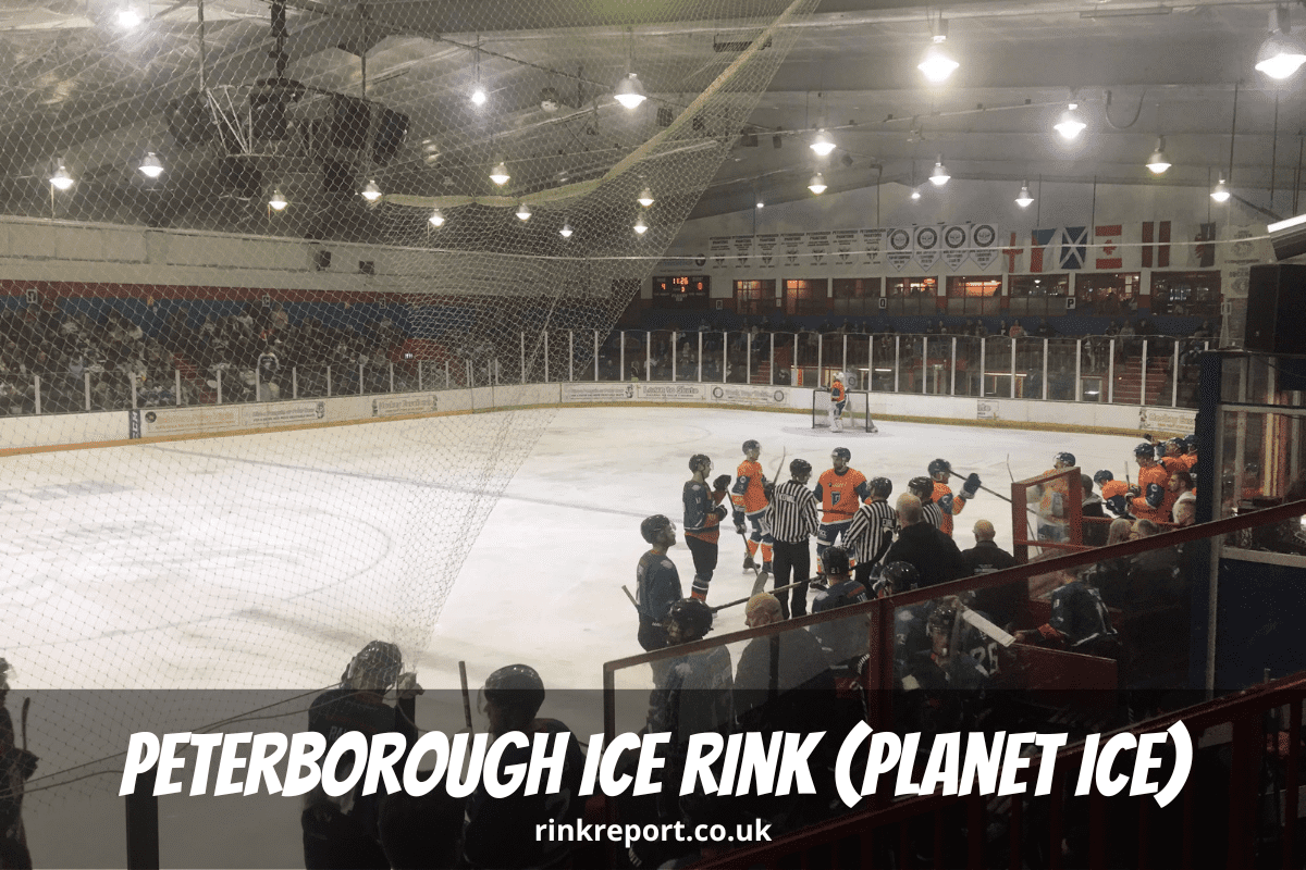 Peterborough Ice Rink Planet Ice England UK Hockey Game Bison Vs Phantoms