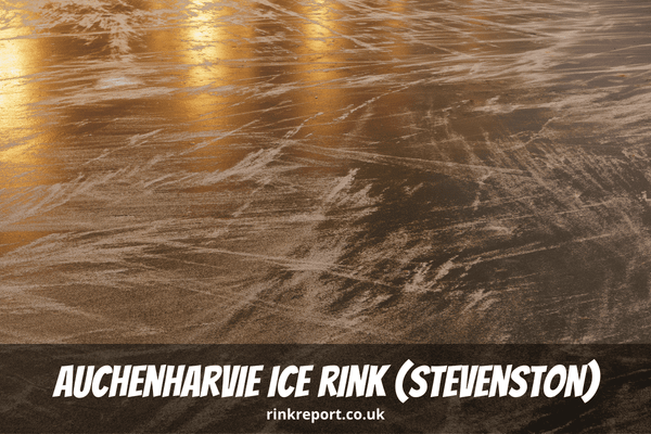 A Photo Of An Empty Ice Rink Scratched By Ice Skates As An Example For Auchenharvie Ice Rink At Stevenston In Scotland