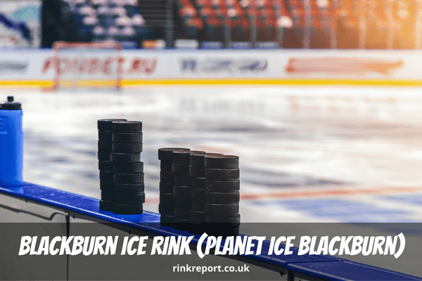 A Photo Of Ice Hockey Pucks And A Water Bottle On The Boards Of An Ice Rink As An Example For Blackburn Ice Rink Also Known A
