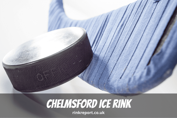 A Hockey Stick And Puck At Chelmsford Ice Rink At Riverside Leisure Centre