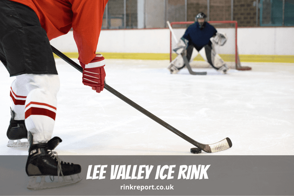 A Photo Of An Ice Hockey Player About To Take A Shot Towards A Netminder Defending His Net As An Example For Lee Valley Ice R