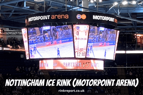 Nottingham Ice Rink Motorpoint Arena England UK Hockey Skating Tron