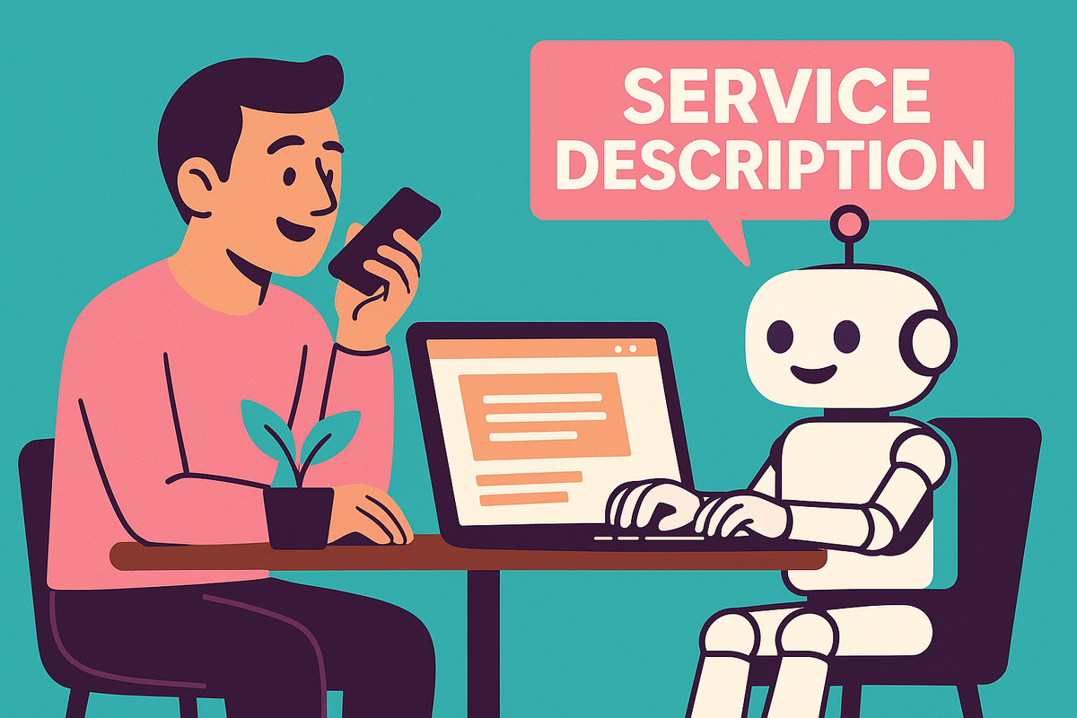 Write Like a Pro: How AI Can Polish Your Service Descriptions
