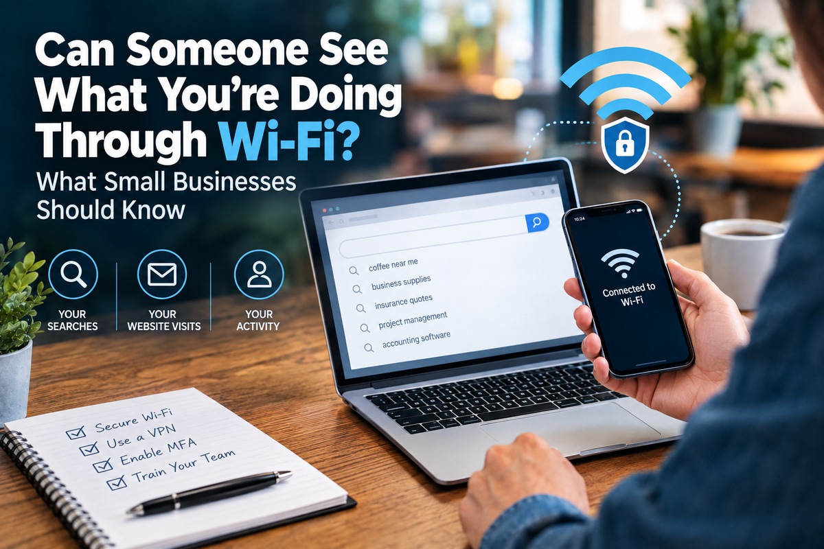 Can Someone See What You’re Doing Through Wi-Fi? What Small Businesses Should Know